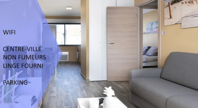 Le Fabre 102 - Charmant T2 - proche hypercentre et hôpital - Wifi - Parking