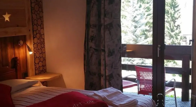Двухместный номер Standard с балконом Restaurant Hotel Chalet Del Sole