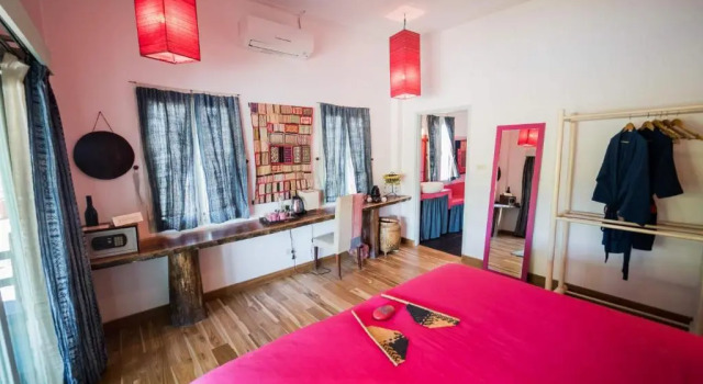 Номер Standard с видом на реку Ock Pop Tok Mekong Villa
