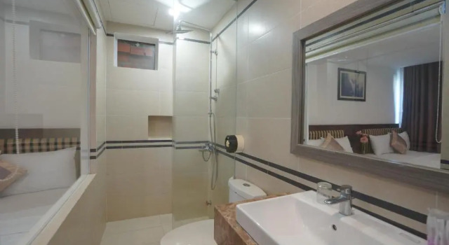 Трёхместный номер Standard с видом на море Eros Hotel