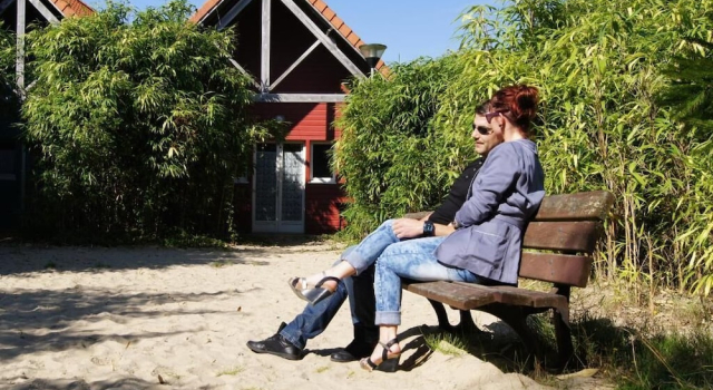 Кровать в общем номере Naturotel