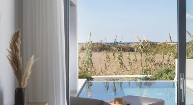 Люкс с 4 комнатами с видом на море Sundunes Hotel Naxos