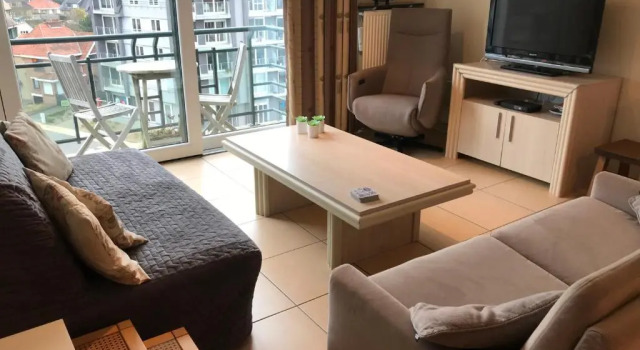 Апартаменты с 2 комнатами Appartement Pablo met garagebox 50m van zee