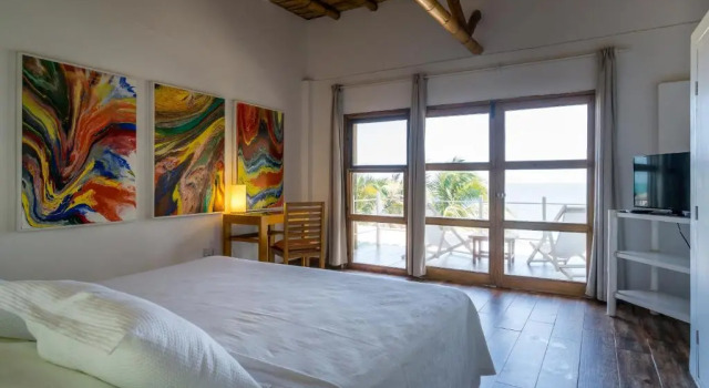 Deniz manzaralı Standart çift kişilik oda Sunset Mancora
