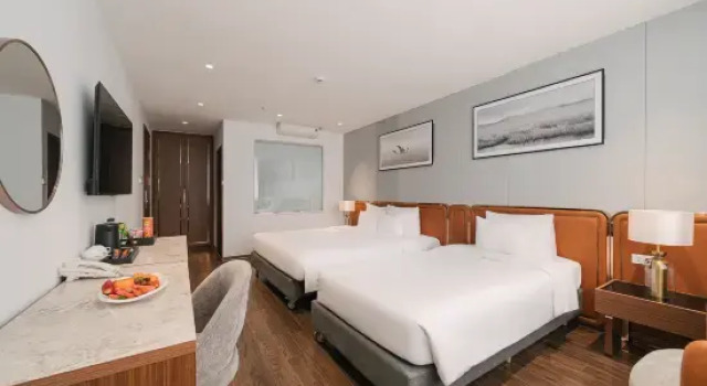 Семейный номер Standard с видом на город San Seize Hanoi Hotel