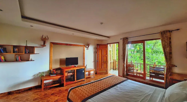 Номер Deluxe с балконом и с видом на сад Ancarine Beach Resort