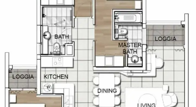 Апартаменты Deluxe с 3 комнатами с видом на озеро D1 Mension Zenity Luxury Apartment District 1