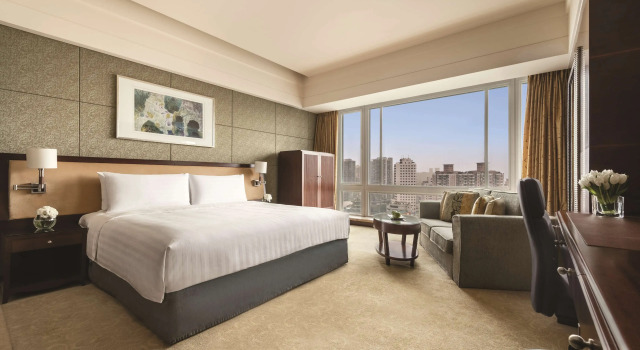 Двухместный номер Deluxe с видом на реку Shangri-La Chengdu