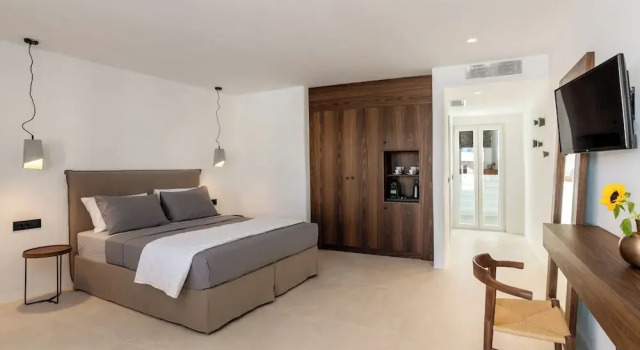 Полулюкс с видом на сад Trinity Mykonos - Beachfront Villa