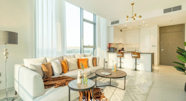 Manzil - Stunning 1BR with Lagoon Access, Забронировать Апартаменты/квартира Дубай Эмират Дубай, рядом с Дубайские верблюжьи бега