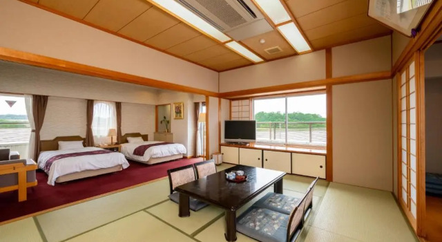 Люкс Awara Kitagata Onsen Kohanso Hana Yurari