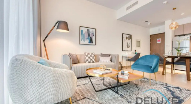 Chic 1BR in Park Heights 2 - Dubai Hills, Забронировать Отель Отели Дубая с бассейном, Бассейн