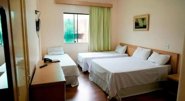 Трёхместный номер Standard Hotel Dan Inn Poços de Caldas - A melhor localização do Centro by Nacional Inn