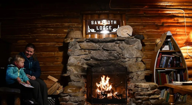 Sawtooth Lodge, Varaa Lomakoti Mökit kohteessa Stanley, Mökki