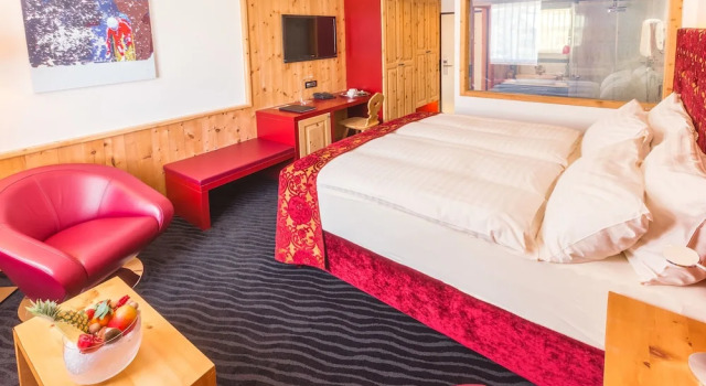 Confort simple chambre Sport & Wellnesshotel San Gian St. Moritz