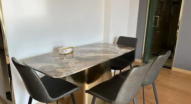 Двухместный номер City Shanghai Lerongju Boutique Apartment Metro Line 8 20meter