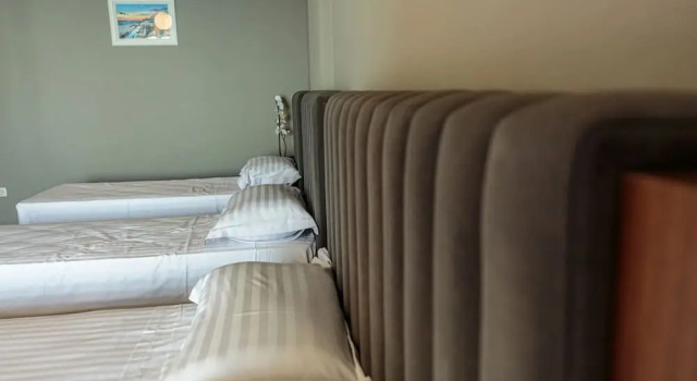 Четырёхместный номер Standard с балконом и с видом на море Hotel Amare