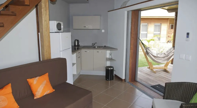 Bungalow 2 Schlafzimmer mit Gartenblick Hôtel De Poé