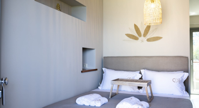 Люкс с видом на бассейн Theros Suites