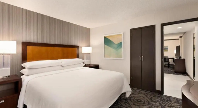 Двухместный люкс с 2 комнатами с видом на горы Embassy Suites by Hilton Santa Clara Silicon Valley