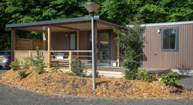 Коттедж с балконом Attractive Chalet with Microwave near Forest