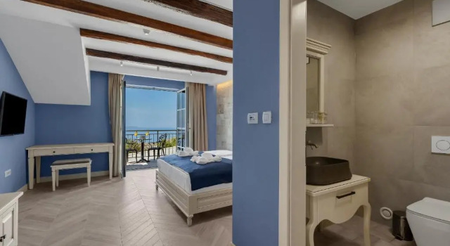 Двухместный номер Deluxe с балконом и с видом на море Heritage Hotel Liberan