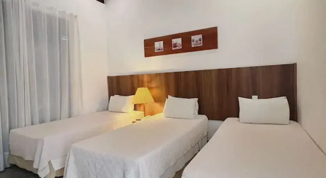 Трёхместный номер Deluxe Aruanã Eco Praia Hotel