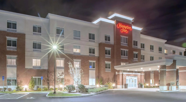 Кровать в общем номере Hampton Inn by Hilton Amesbury, MA