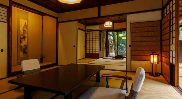 Номер Japanese-Style Deluxe Corner с видом на сад Motoyu Ishiya