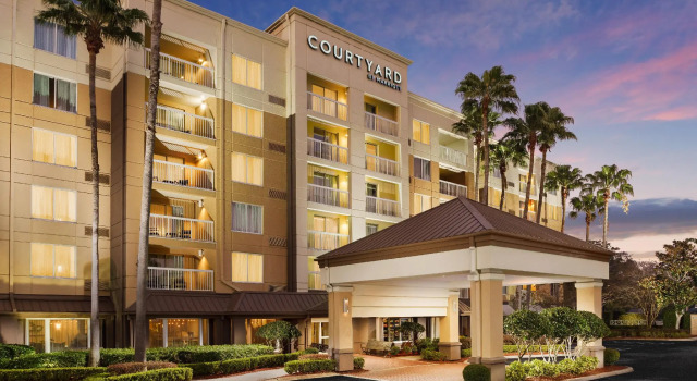 Courtyard by Marriott Orlando Downtown, Забронировать Отель Орландо Диснейуорлд Орландо