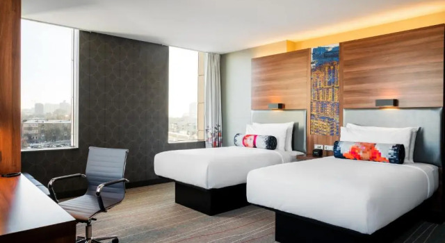 Двухместный номер Superior с панорамным видом Sky Loft Hotel Kyiv by Rixwell International