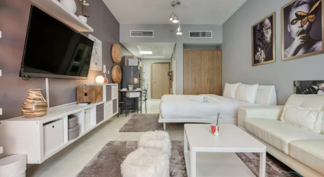 Апартаменты Glamorous Studio at Binghatti Stars Dubai Silicon Oasis by Deluxe Holiday Homes
