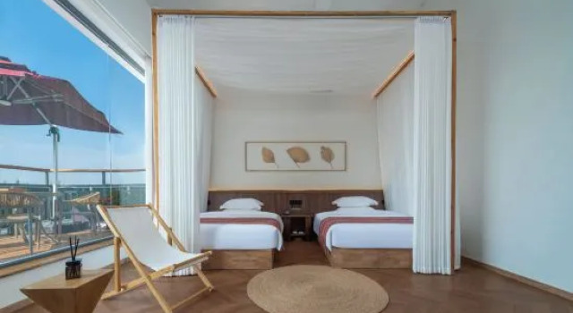Люкс Deluxe с видом на озеро Cocoa Garden · Vacilando Designer Lakeside Resort Hotel (Zhongwei Shapotou Water Town Branch)