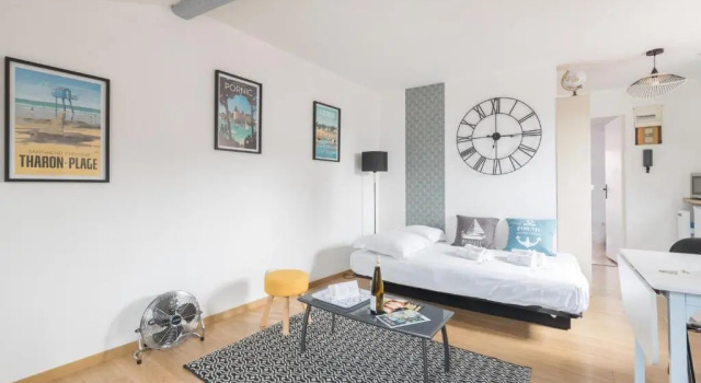 T2 cosy idéalement situé tout à pied, Забронировать Отель Порник Loire-Atlantique, рядом с Казино Порника