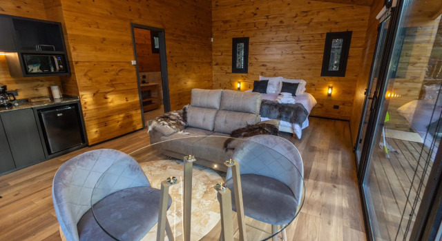 Люкс Cabañas Villa Labrador con costa de lago