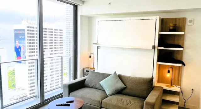 Студия 30th-floor Studio Gym Pool Sky Lounge