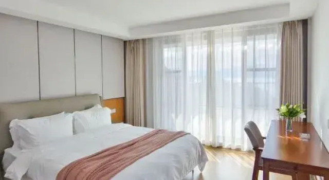 Люкс Дуплекс с 3 комнатами с видом на озеро Taiping Lake Zai Shui Yi Fang Vacation Apartment