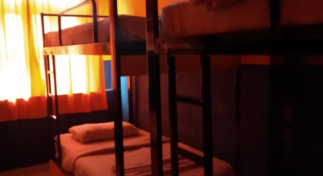 Кровать в общем номере Bunk Hostel Delhi