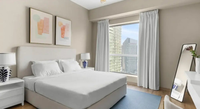 2BR Escape With Panoramic Marina Views in JBR, Забронировать Апартаменты/квартира Апартаменты Эмирата Дубая, рядом с Dubai Marina Yacht Club, Апартаменты/квартира