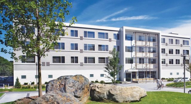 Кровать в общем номере Element by Marriott Lexington