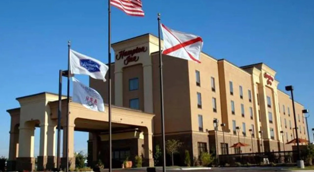 Bett im Wohnheim Hampton Inn Calera