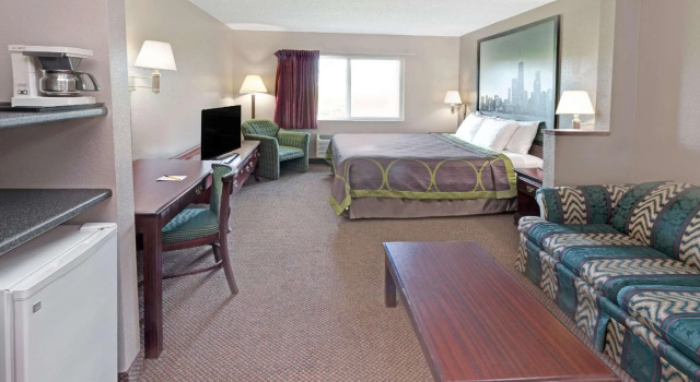 Двухместный номер Business Super 8 by Wyndham Chicago OHare Airport