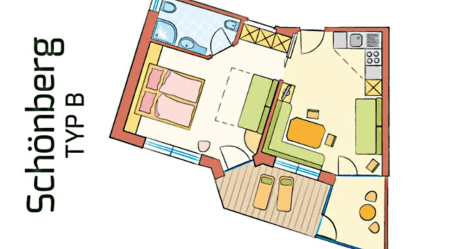 Апартаменты Superior Appartement Hotel Erlhof Deluxe