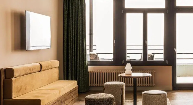 Семейный номер Standard c 1 комнатой с балконом Hotel Valaisia Crans Montana, a Faern Collection Resort