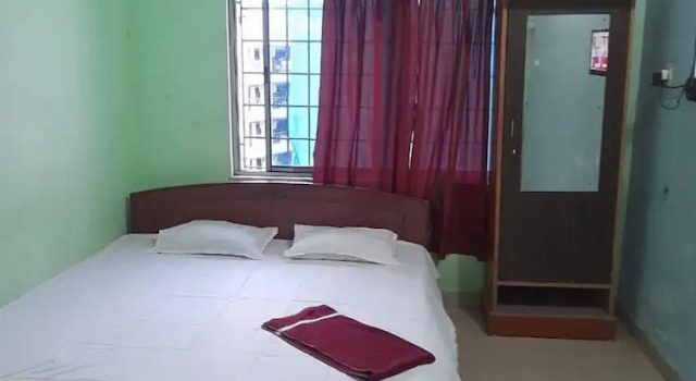 Двухместный номер Deluxe с балконом и с видом на город Goroomgo Star Inn Digha