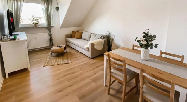 MILPAU Buer 2 - Modernes Apartment mit Queensize-Bett, Netflix, Nespresso, Waschmaschine & Smart TV