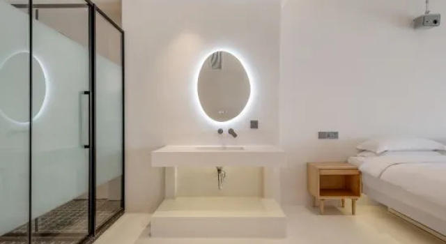 Люкс с видом на море BuShiShan·Micro cement inn B&B(Weizhou Island Branch)
