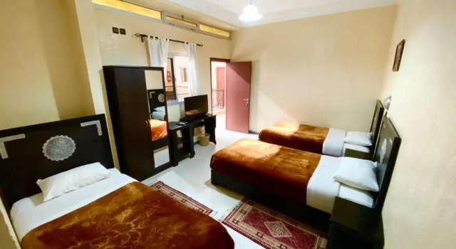 Трёхместный номер Standard Hôtel Narjisse