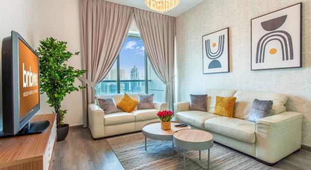 1B-Armada 3-2506 by bnbme homes, Забронировать Отель Башни Джумейра Лейк , рядом с Dubai Marina Yacht Club