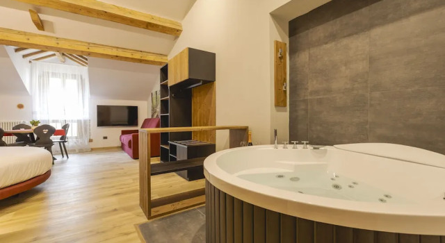 Студия Deluxe Granduca Mountain Wellness Apartments Campigna